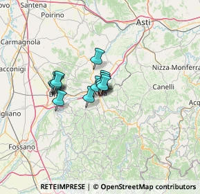 Mappa Via Rio Misureto, 12051 Alba CN, Italia (7.76083)