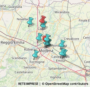 Mappa Via di Villanova, 41122 Modena MO, Italia (9.19)