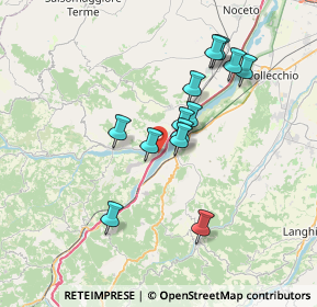 Mappa Via Alessandro Volta, 43040 Solignano PR, Italia (6.13692)