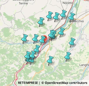 Mappa Via Alessandro Volta, 43040 Solignano PR, Italia (6.9355)