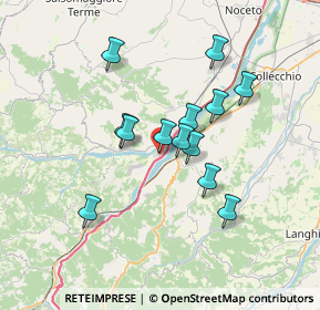 Mappa Via Alessandro Volta, 43040 Solignano PR, Italia (5.82923)