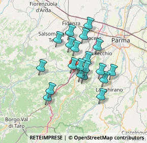 Mappa Via Alessandro Volta, 43040 Solignano PR, Italia (10.748)