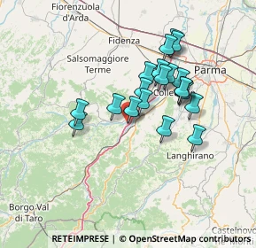Mappa Via Alessandro Volta, 43040 Solignano PR, Italia (11.661)