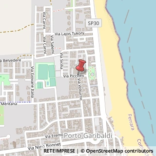 Mappa Via Volturno,  137, 44022 Comacchio, Ferrara (Emilia Romagna)