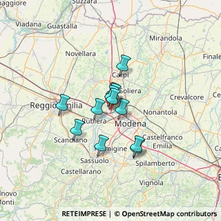 Mappa Via Ferrari, 41011 Campogalliano MO, Italia (8.85667)