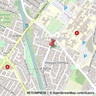 Mappa Via Gian Giacomo Rousseau, 1, 42123 Sassuolo, Modena (Emilia Romagna)