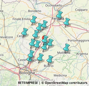 Mappa 40051 Malalbergo BO, Italia (12.14765)