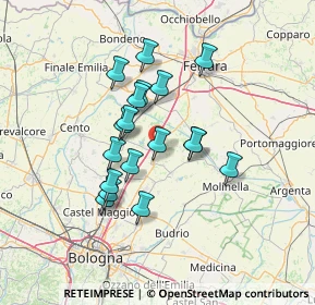 Mappa 40051 Malalbergo BO, Italia (11.26889)