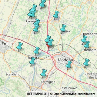 Mappa Via VIII Settembre, 41011 Campogalliano MO, Italia (9.8585)