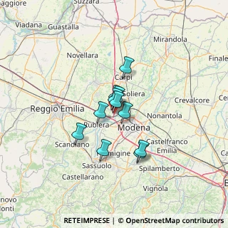 Mappa Via VIII Settembre, 41011 Campogalliano MO, Italia (8.21455)