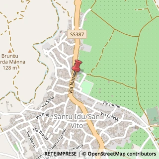Mappa Via Nazionale, 290, 09040 San Vito, Cagliari (Sardegna)