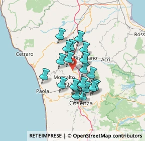 Mappa 87010 Montalto Uffugo CS, Italia (10.7115)