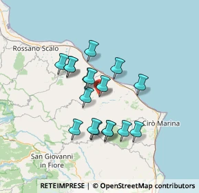 Mappa Via Provinciale, 87060 Scala Coeli CS, Italia (12.28118)