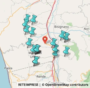 Mappa Unnamed Road, 87010 Lattarico CS, Italia (7.049)