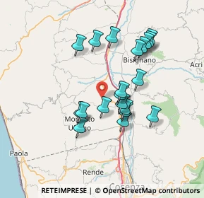 Mappa Unnamed Road, 87010 Lattarico CS, Italia (6.856)