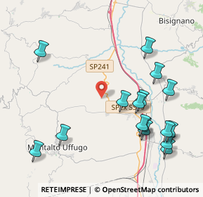 Mappa Unnamed Road, 87010 Lattarico CS, Italia (5.255)