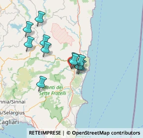 Mappa Via Giuseppe Mazzini, 09040 San Vito CA, Italia (12.46364)