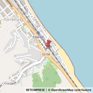 Mappa Via dei Mille, 43, 88812 Torretta KR, Italia, 88812 Crucoli, Crotone (Calabria)