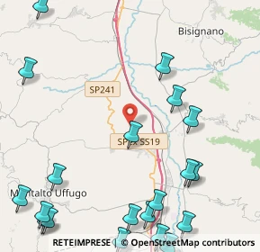 Mappa Via Contessa Sottana, 87010 Lattarico CS, Italia (6.873)
