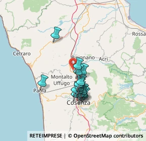 Mappa Via Contessa Sottana, 87010 Lattarico CS, Italia (11.95588)