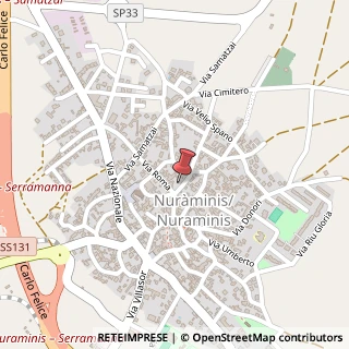 Mappa Via Terradura, 2, 09024 Nuraminis, Cagliari (Sardegna)