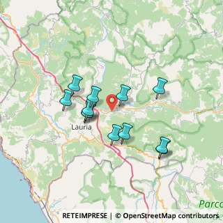 Mappa Contrada Valle Salomone, 85044 Lauria PZ, Italia (6.45917)