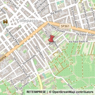 Mappa Via Gian Battista Perasso, 12, 73040 Collepasso, Lecce (Puglia)