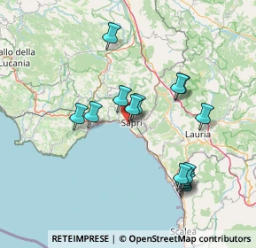 Mappa Via Giuseppe Verdi, 84073 Sapri SA, Italia (15.22714)