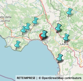 Mappa Via Giuseppe Verdi, 84073 Sapri SA, Italia (14.49353)