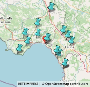 Mappa Via Giuseppe Verdi, 84073 Sapri SA, Italia (16.3)