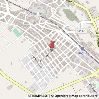 Mappa Via 4 Novembre, 10, 73058 Tuglie, Lecce (Puglia)