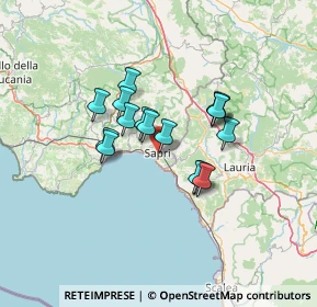 Mappa Via Nino Bixio, 84073 Sapri SA, Italia (10.59313)
