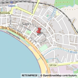 Mappa Via cesarino 11, 84073 Sapri, Salerno (Campania)