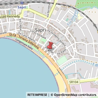 Mappa Via Giuseppe Cesarino, 12, 84073 Sapri, Salerno (Campania)