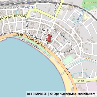 Mappa Via Villa Comunale, 20, 84073 Sapri, Salerno (Campania)