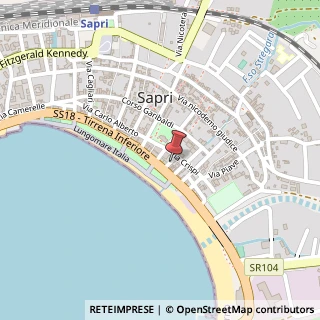 Mappa Via dei Brasiliani, 4, 84073 Sapri, Salerno (Campania)