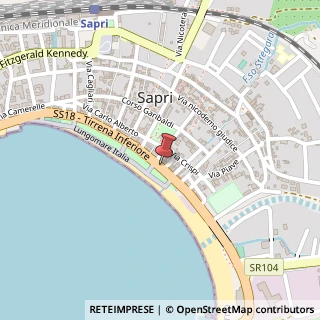 Mappa SS18, 60, 84073 Sapri, Salerno (Campania)