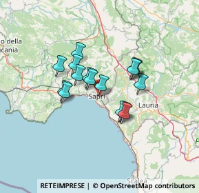 Mappa Via Josè Ortega, 84073 Sapri SA, Italia (10.6775)
