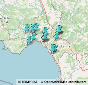 Mappa Via Josè Ortega, 84073 Sapri SA, Italia (9.46571)