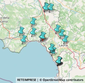 Mappa Via Josè Ortega, 84073 Sapri SA, Italia (16.1335)