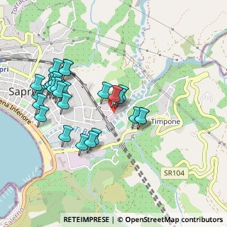 Mappa Via Josè Ortega, 84073 Sapri SA, Italia (0.52692)