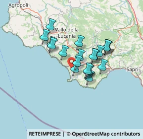 Mappa 84051 Centola SA, Italia (10.975)