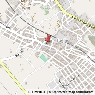 Mappa Vico Tolmino, 73058 Tuglie, Lecce (Puglia)