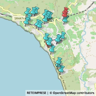 Mappa Via Capo D'Arena Località Fornace, 84066 Pisciotta SA, Italia (1.1)