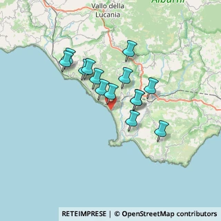 Mappa Via Capo D'Arena Località Fornace, 84066 Pisciotta SA, Italia (6.00357)
