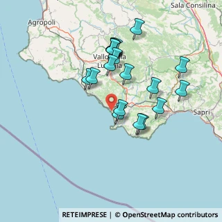 Mappa Via Capo D'Arena Località Fornace, 84066 Pisciotta SA, Italia (14.7125)
