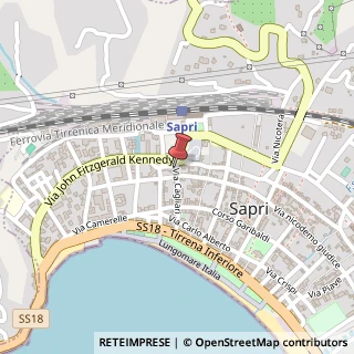 Mappa Via Cagliari, 51, 84073 Sapri, Salerno (Campania)