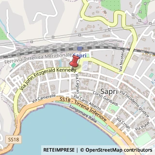 Mappa Piazza San Giovanni, 7, 84073 Sapri, Salerno (Campania)