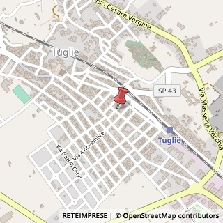 Mappa Via XI Febbraio, 18, 73058 Tuglie, Lecce (Puglia)