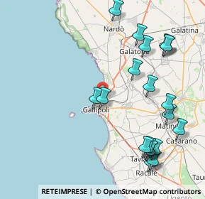 Mappa Via F.Fellini, 73014 Gallipoli LE, Italia (10.604)